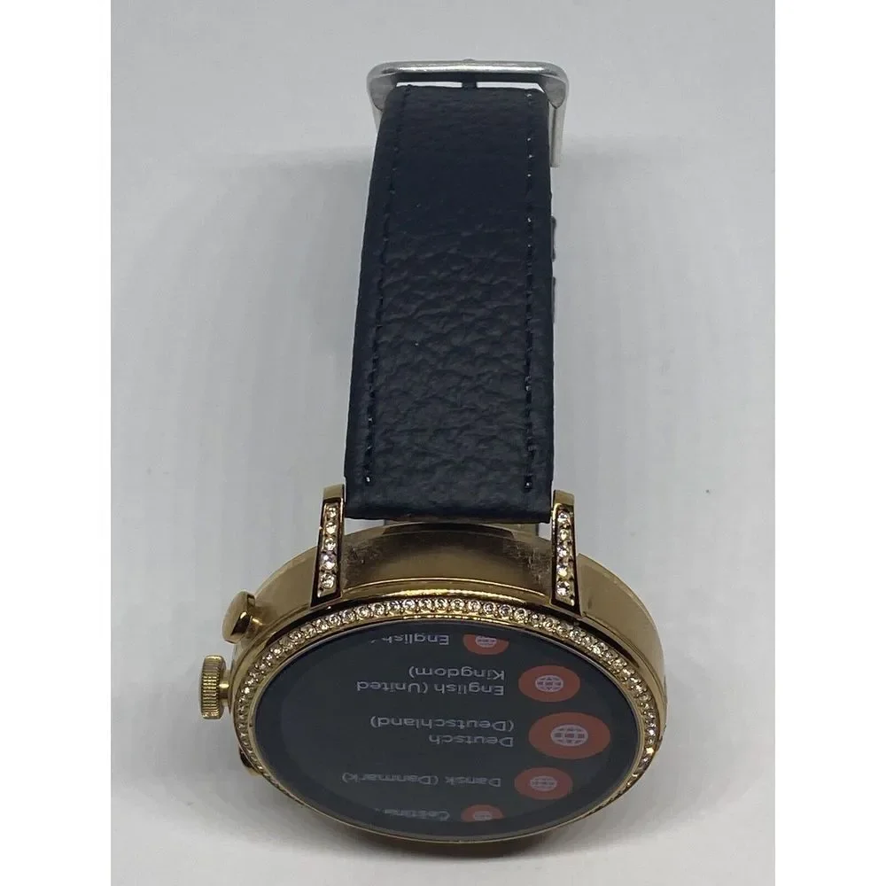 Fossil Gen 4 Authentic Digital Dial Smart Watch Custom Band FTW6015 AB431